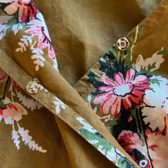 NWOT Madewell Blouse Floral - Picture 9 of 9